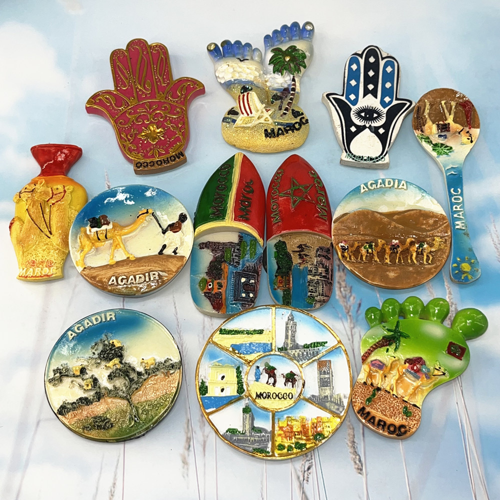 Car Accessories Bali - Morocco Round Shaped Folk Figure Desert