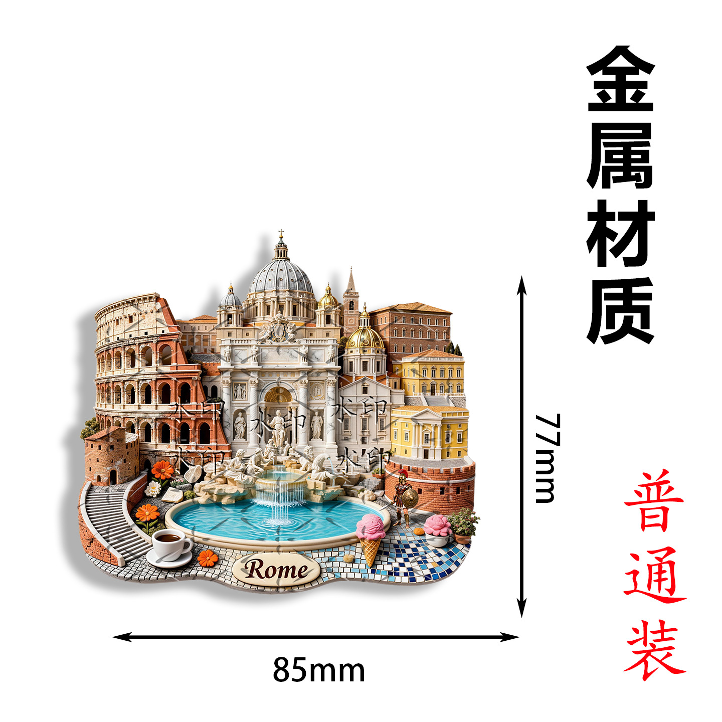 Italy Rome Panorama Landmark M - Car Accessories Bali avaliação e preço