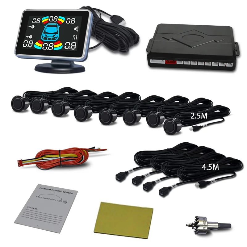 8 Parking Sensor Parktronic Ca - Car Accessories Near Me avaliação e preço