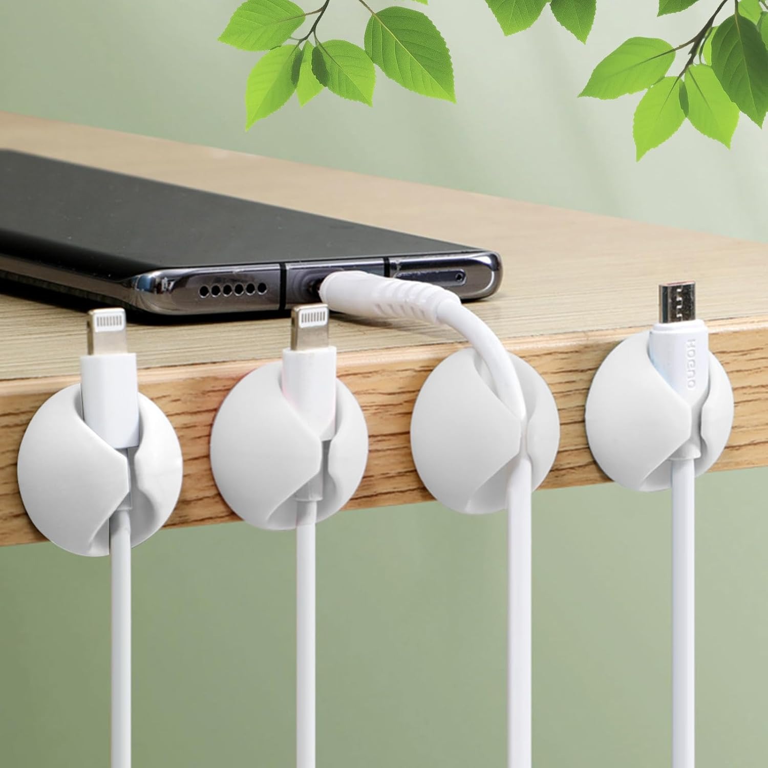 4 Pack Cable Clips, Wire Organ - Car Cable Organizer avaliação e preço