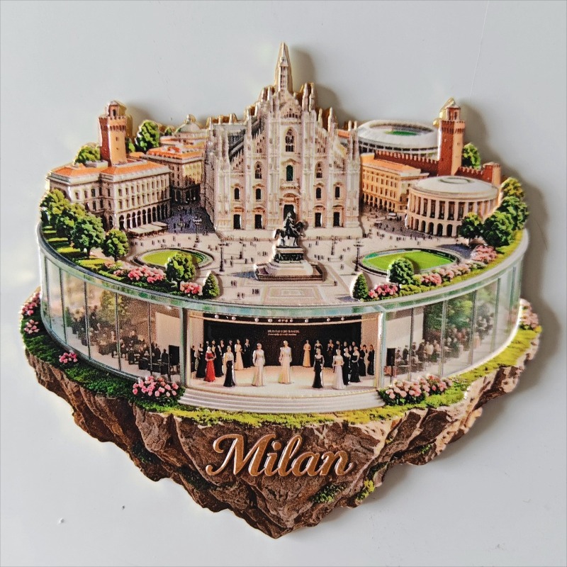 Italy Milan Fridge Magnets Met - Car Accessories Bali avaliação e preço