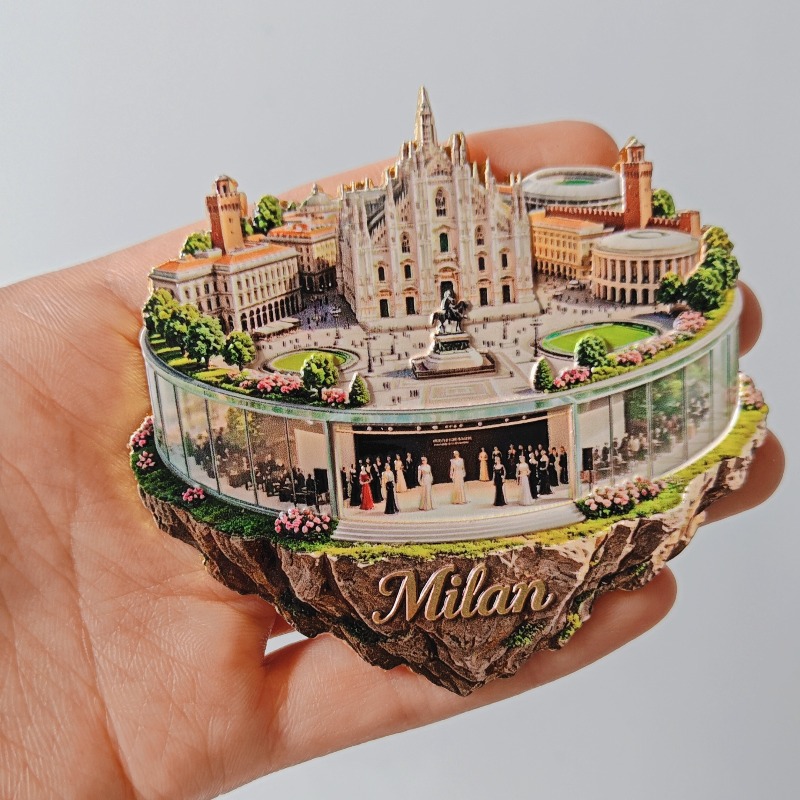 Italy Milan Fridge Magnets Met - Car Accessories Bali avaliação e preço