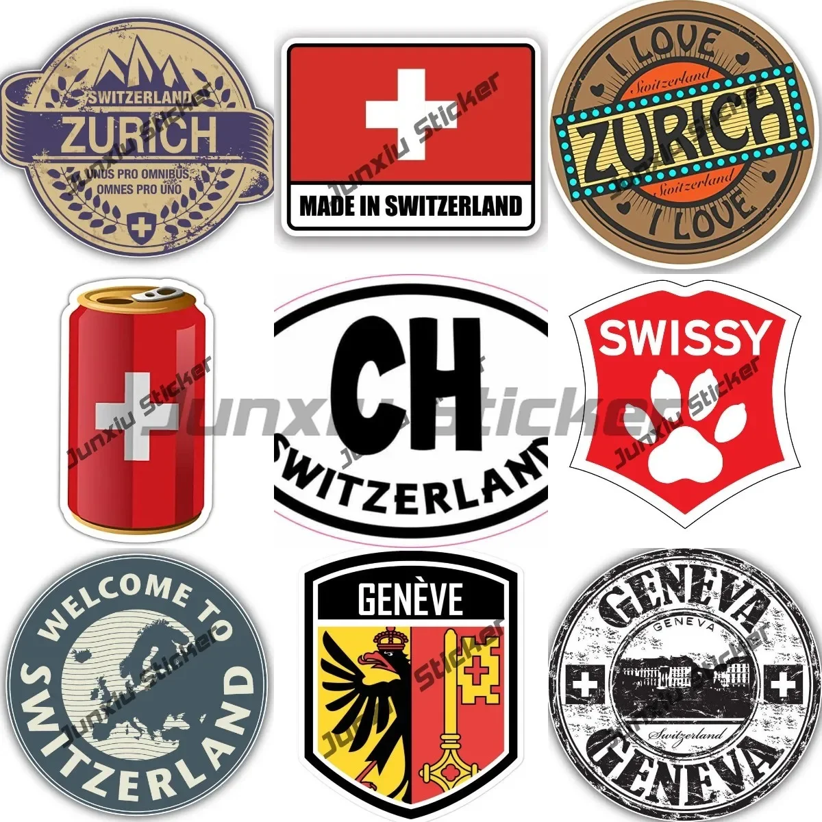 Made in Switzerland Flag Stick - Car Accessories Zurich avaliação e preço