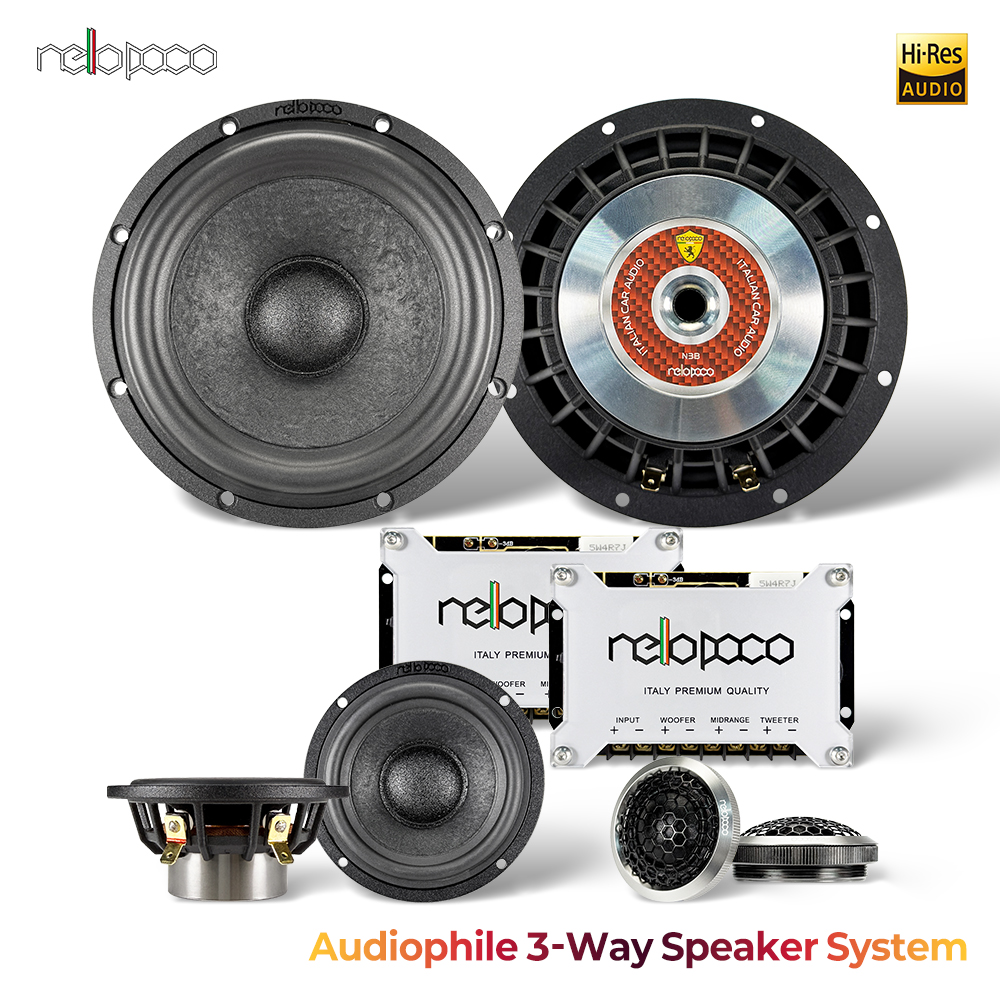Premium 3-Way Car Audio Compon - Car Accessories Sound System avaliação e preço
