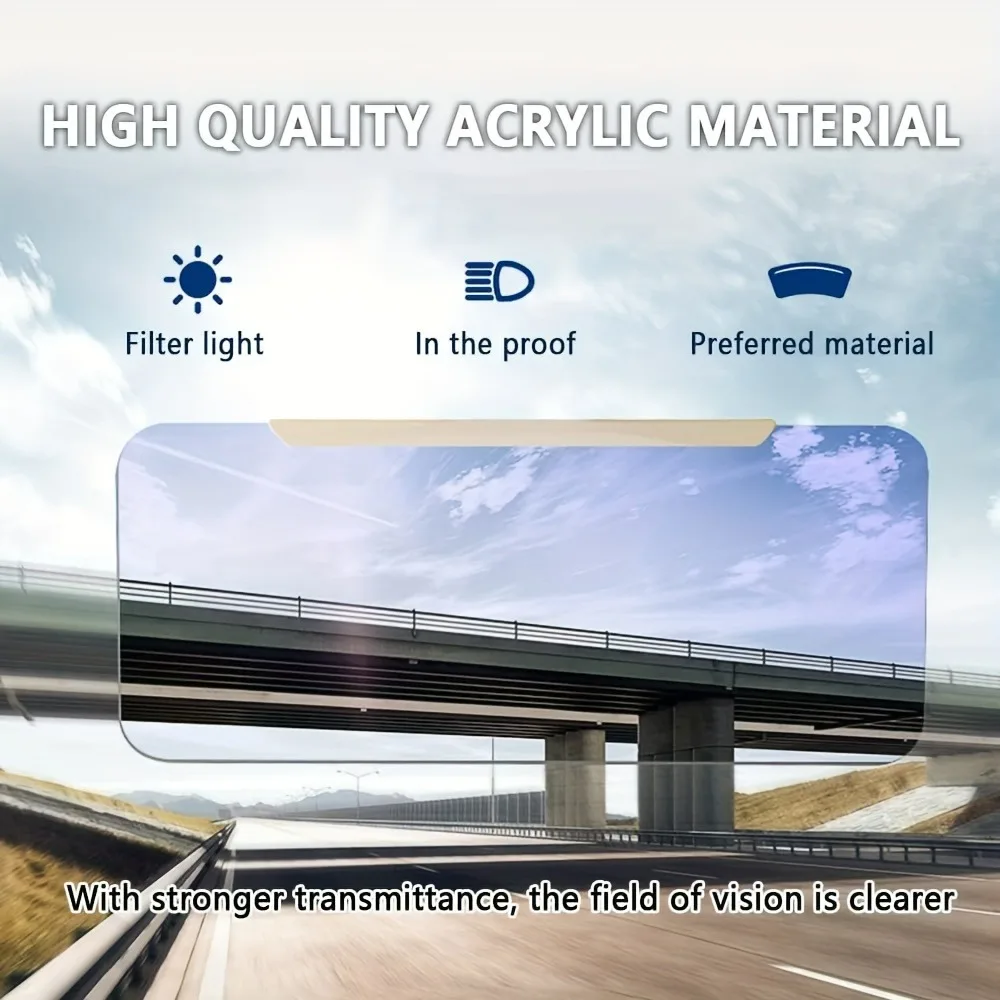 Foldable Car Sun Visor HD Anti - Car Accessories For Night Driving avaliação e preço