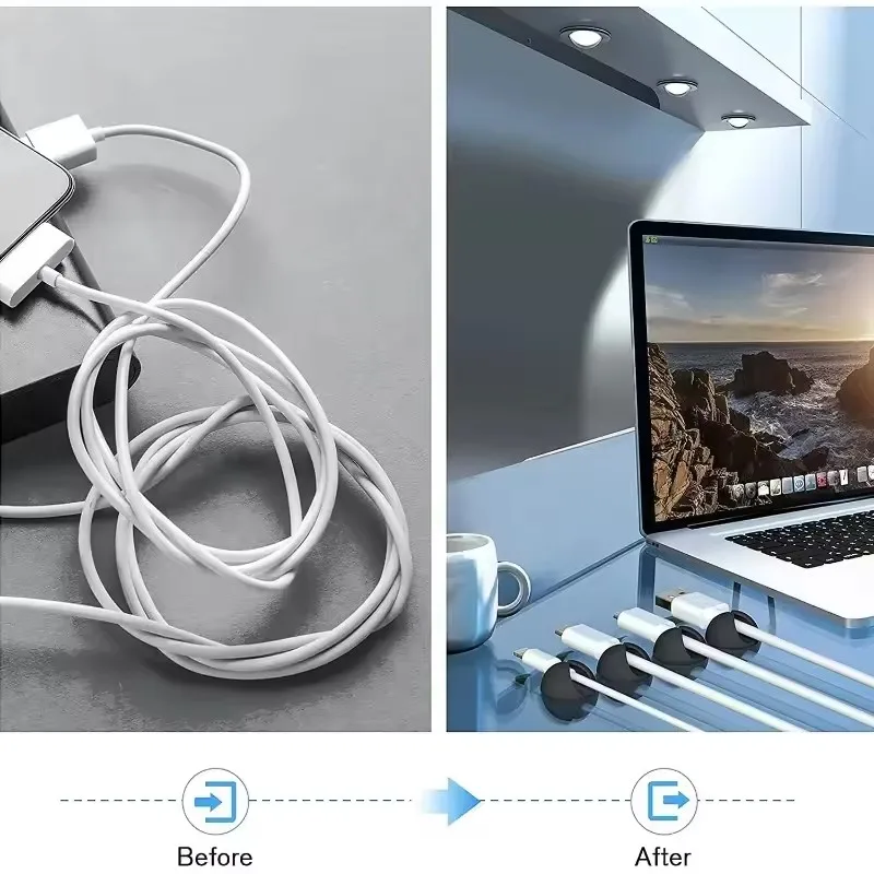 5/50Pcs Cable Clip Winder Orga - Car Cable Organizer avaliação e preço