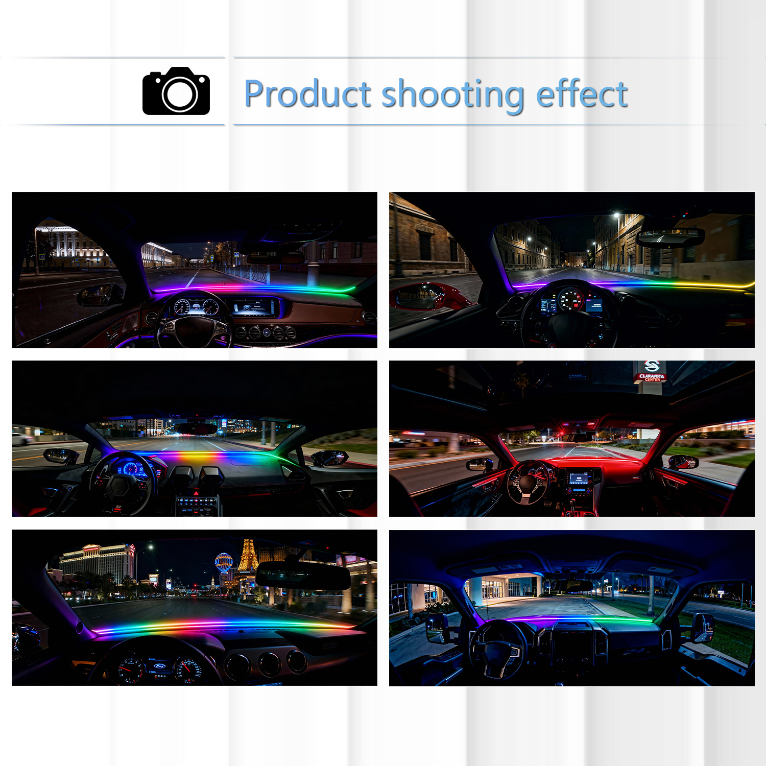 1.5M LED Car Dashboard Sealing - Car Accessories Sound System avaliação e preço