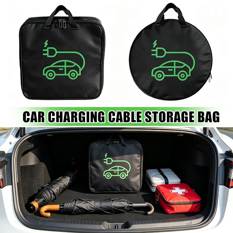 EV Car Waterproof Handled Bag  - Car Cable Organizer avaliação e preço