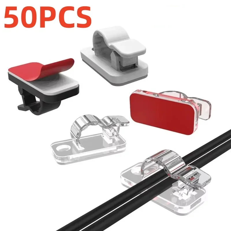 10/50Pcs Self Adhesive Cable C - Car Cable Organizer avaliação e preço