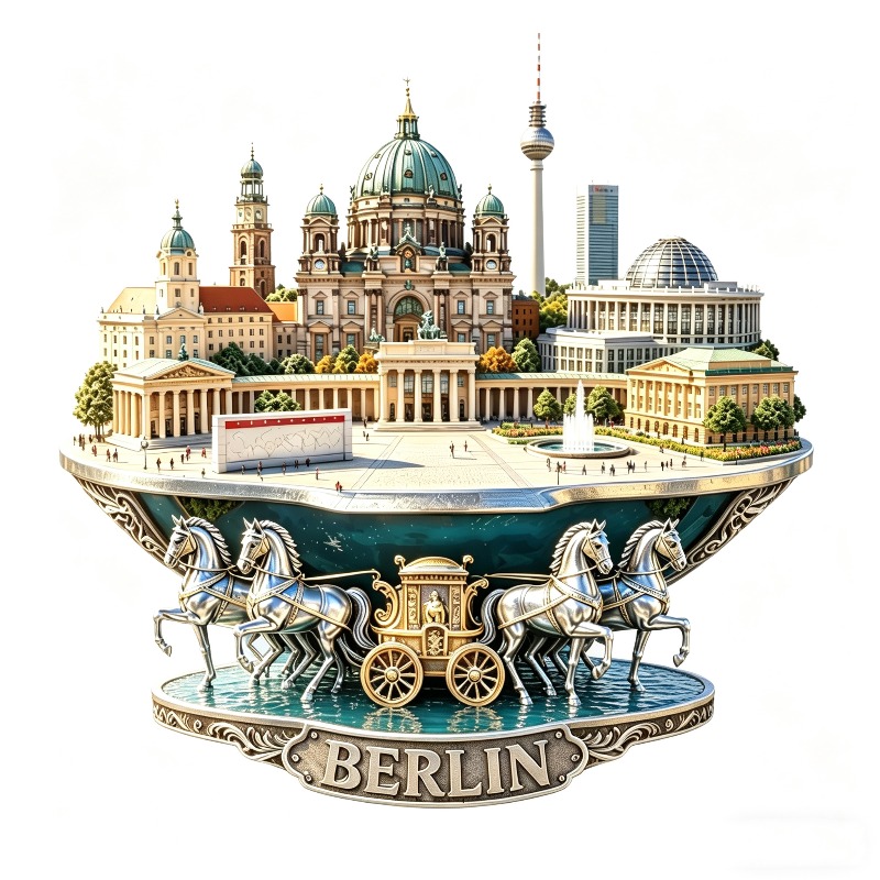 Germany Berlin Fridge Magnets  - Car Accessories Bali avaliação e preço