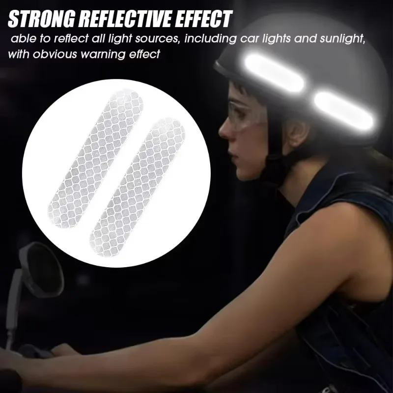 Reflective Stickers Helmet War - Car Accessories For Night Driving avaliação e preço