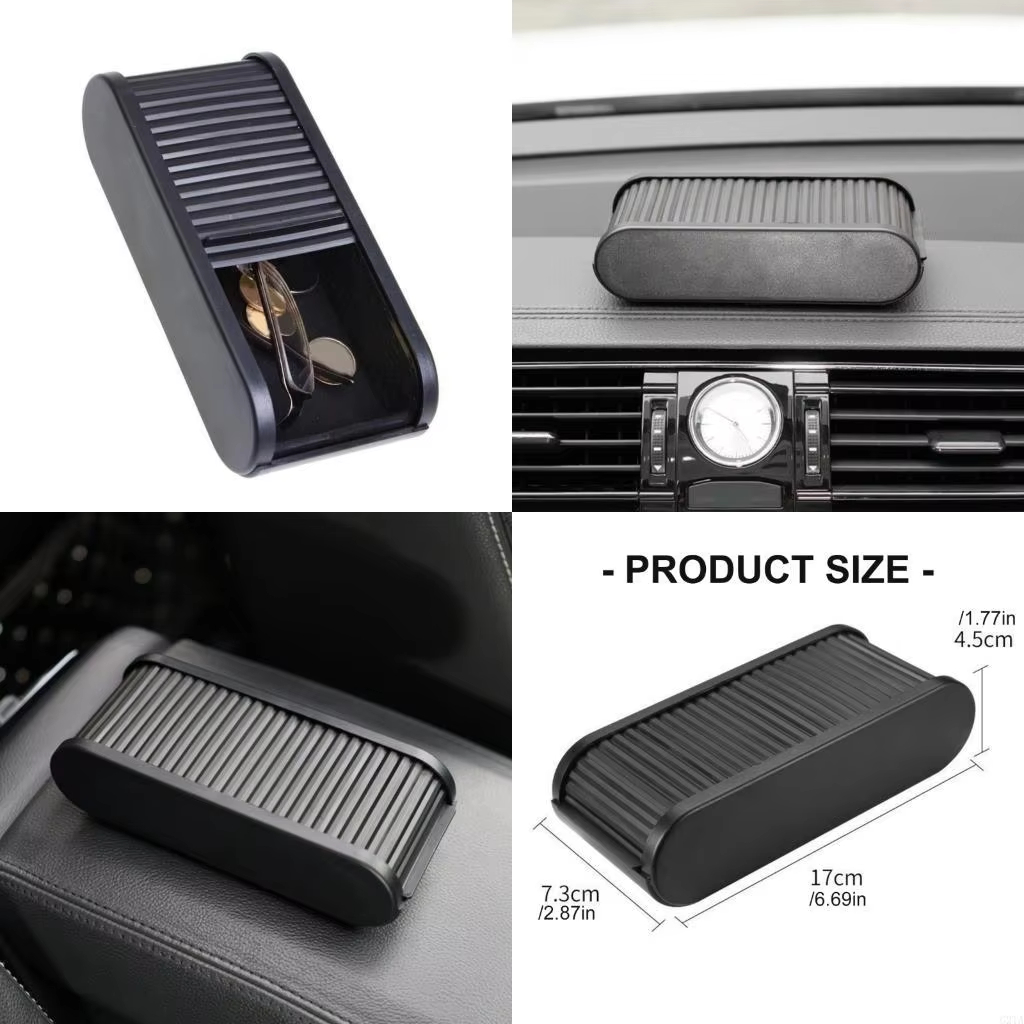 Pull-Out Car Dashboard Storage - Car Accessories Tape avaliação e preço