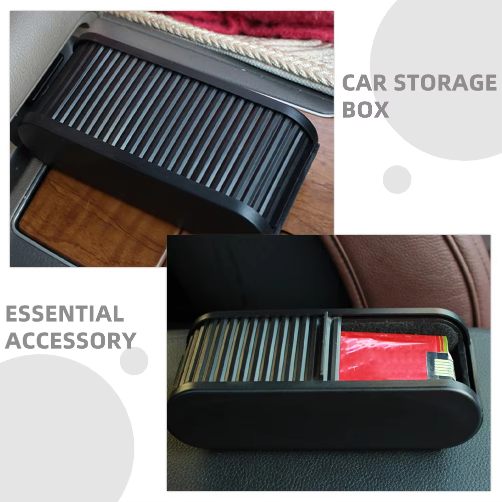 Pull-Out Car Dashboard Storage - Car Accessories Tape avaliação e preço