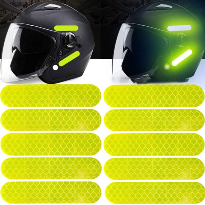 Helmet Warning Reflective Stic - Car Accessories For Night Driving avaliação e preço