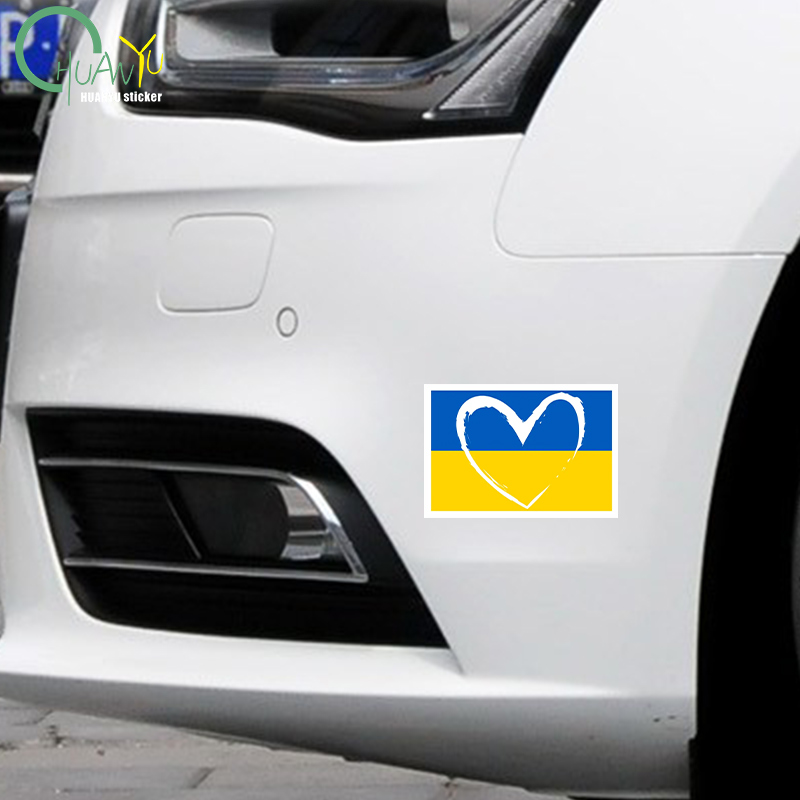 Sign Car Sticker Ukraine Sunfl - Car Accessories Uk avaliação e preço