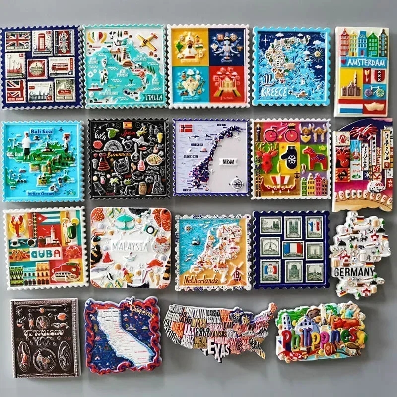 World Tourism Fridge Magnets J - Car Accessories Bali avaliação e preço