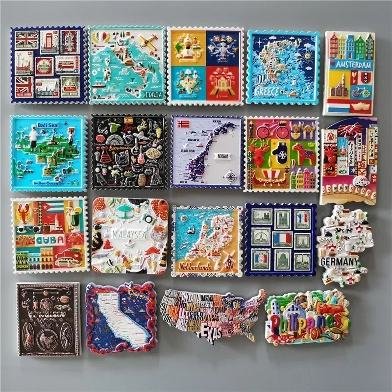 World Tourism Fridge Magnets J - Car Accessories Bali avaliação e preço