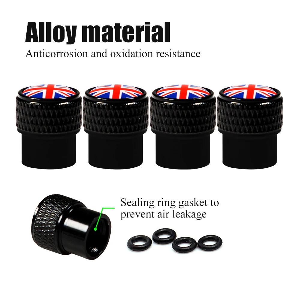 4Pcs/set UK Car Metal Badge Wh - Car Accessories Uk avaliação e preço