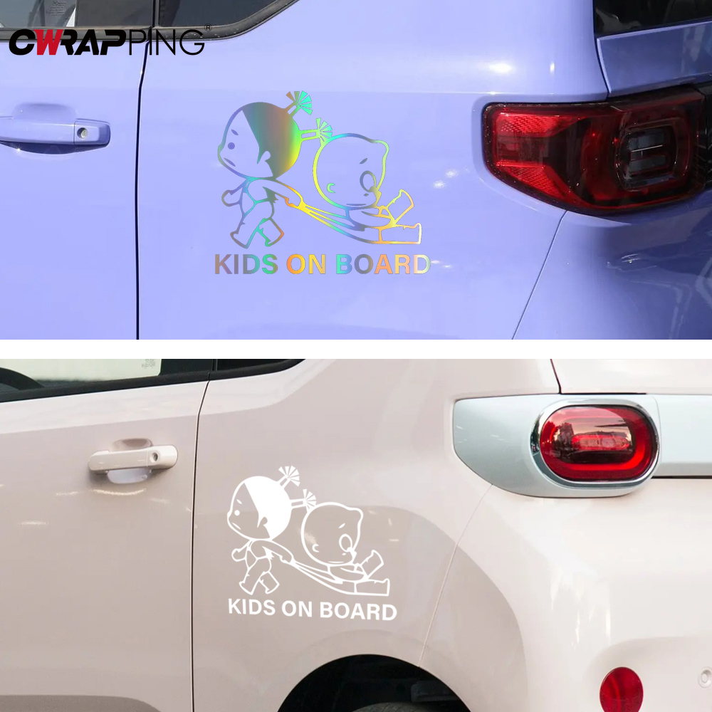 1pc Car Reflective Sticker Bab - Car Accessories For Night Driving avaliação e preço