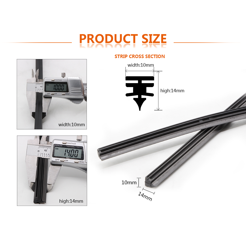 KOSOO 1PCS Car Wiper Blade Ins - Car Accessories Tape avaliação e preço