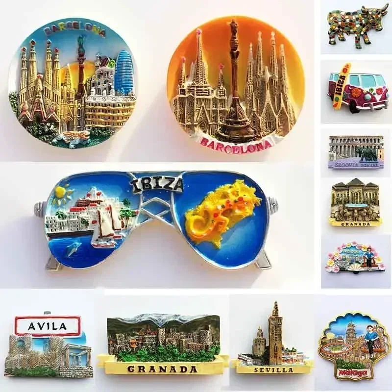Barcelona Spain Fridge Magnets - Car Accessories Bali avaliação e preço